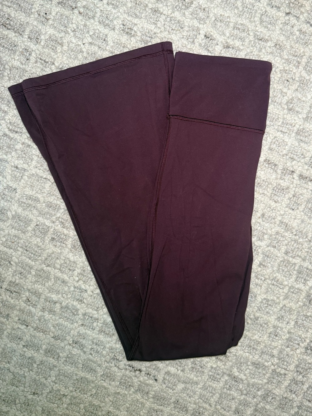Athleta flare legging in Plum color!